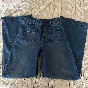 Old Navy Dark Blue Flare Jeans